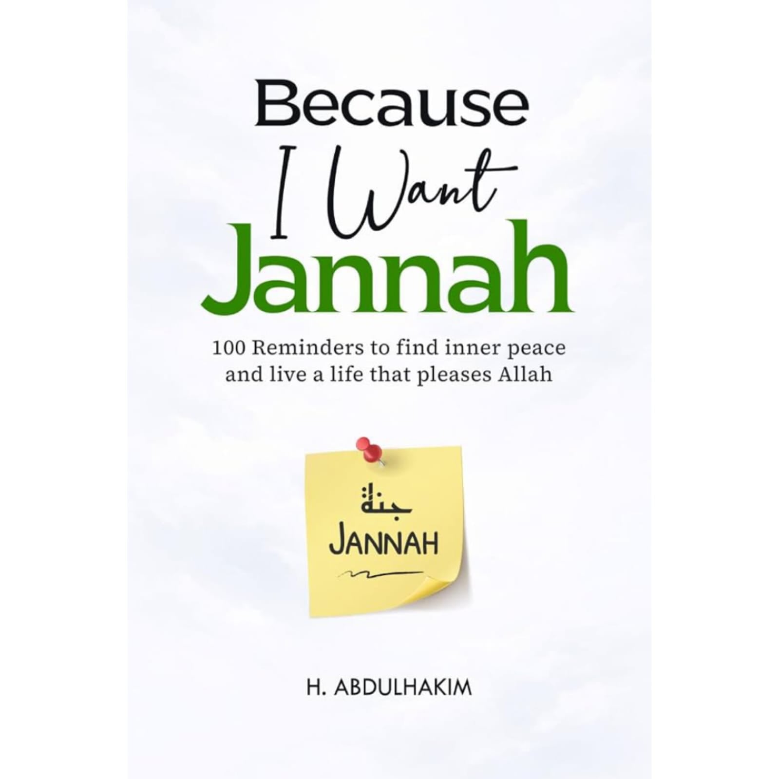 Because I want jannah