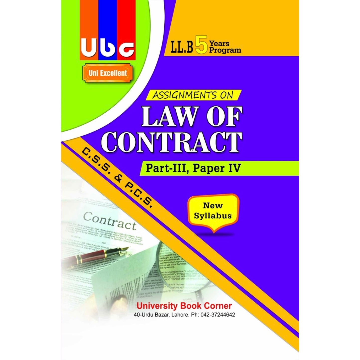 Law of Contract LLB Part 3