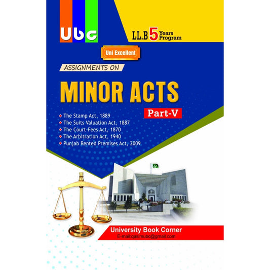 Minor Act LLB Part 5