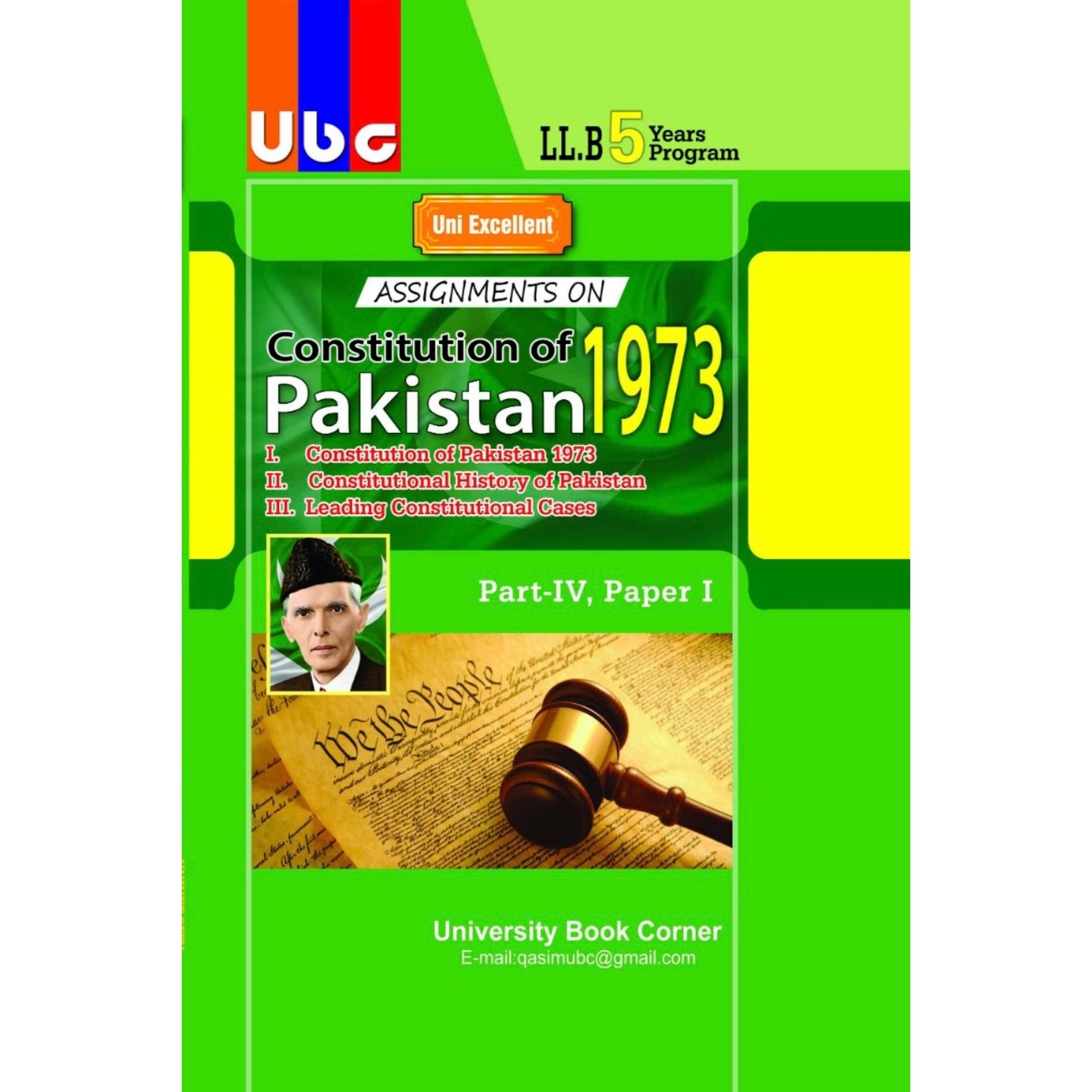 Constitution Of Pakistan 1973 LLB Part 4